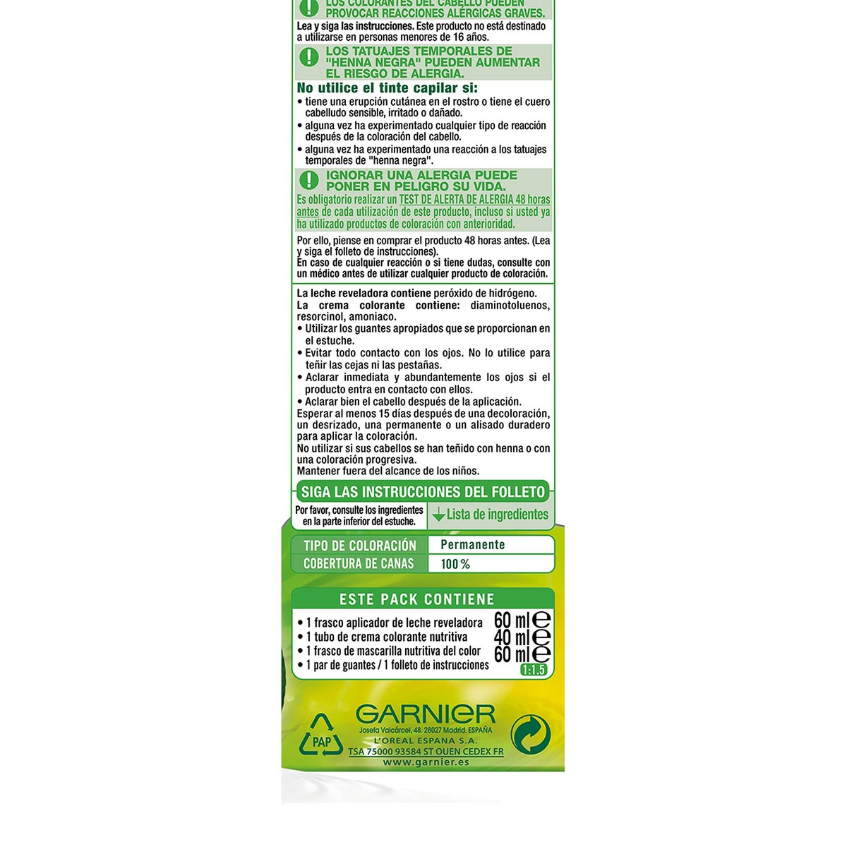 Постоянная краска Garnier Nutrisse Cassis Nº 4,26-4