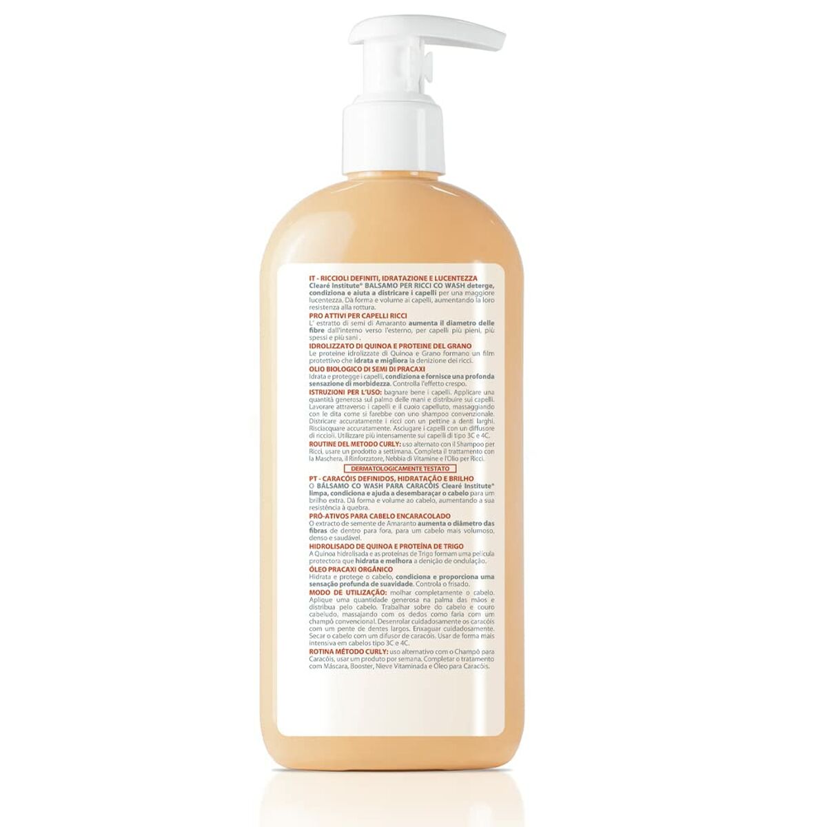 Жидкость для выраженных локонов Clearé Institute Wash Curly 300 ml-7