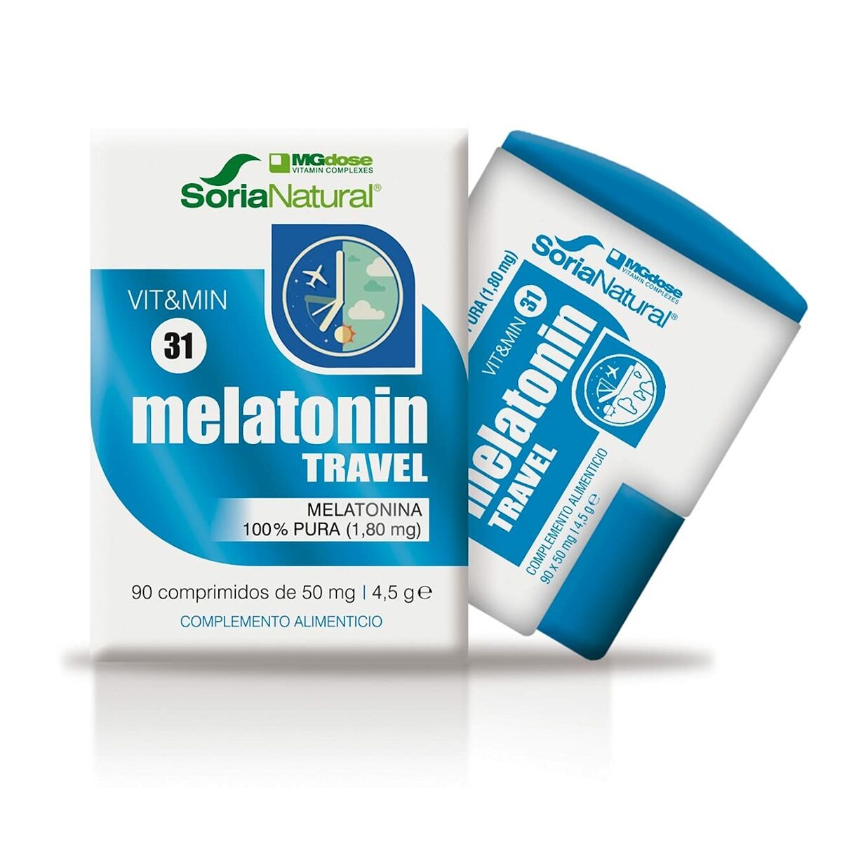 Nahrungsergänzungsmittel Soria Natural Melatonin 90 Stück