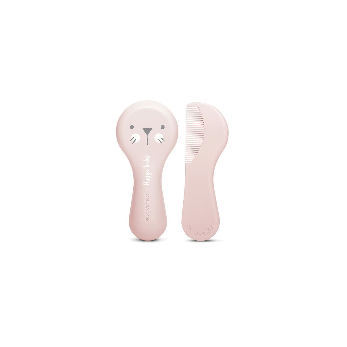 Набор расчесок / кистей Suavinex Hygge Baby Cepillo Rosa Розовый 2 штук (2 Предметы)-2