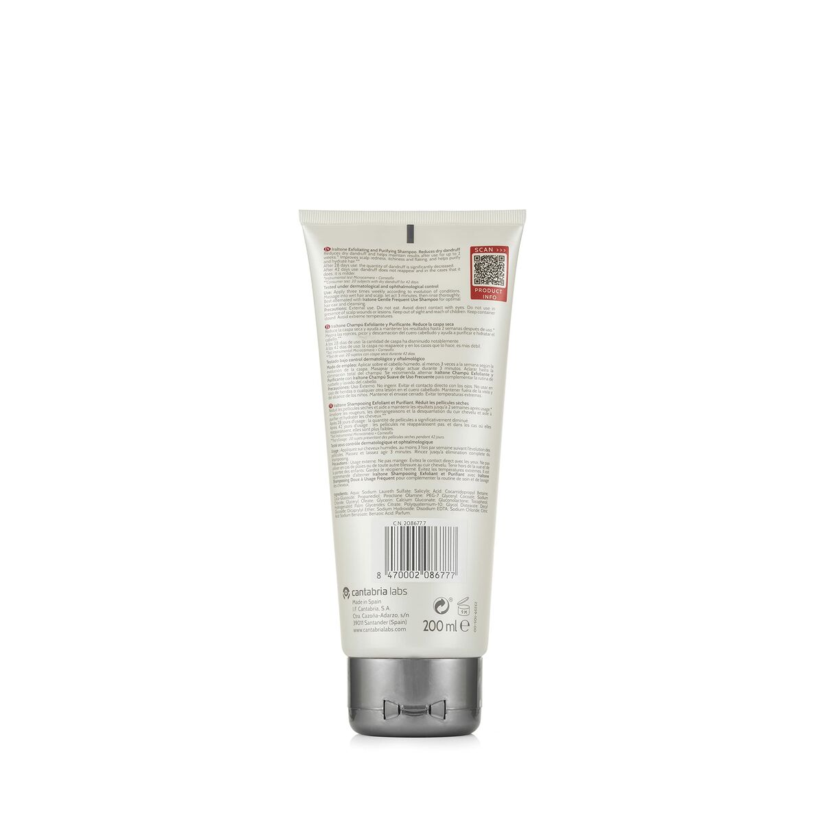 Шампунь Iraltone Iraltone эксфолиант 200 ml-2
