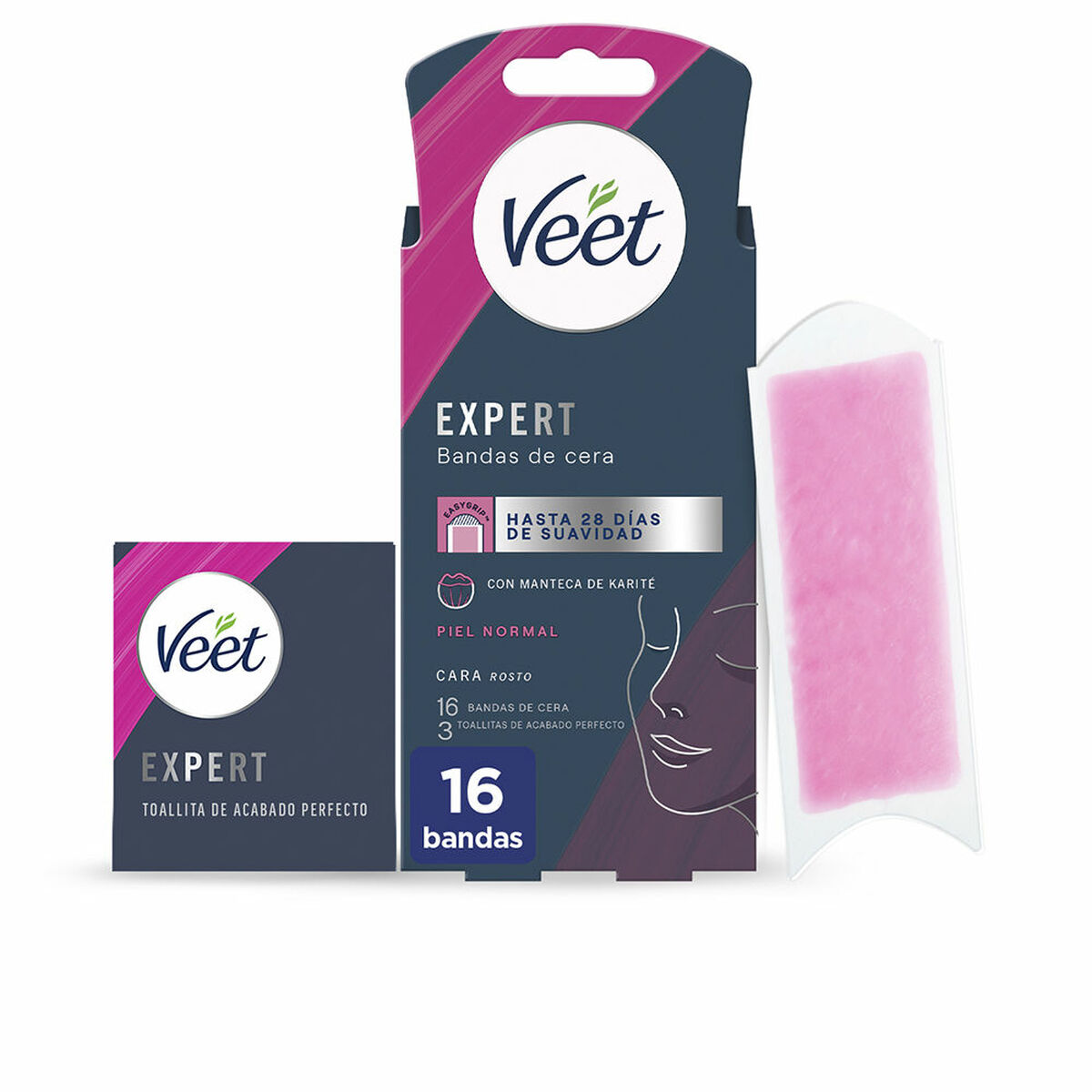 Депиляционные полоски для лица Veet Expert (16 штук)-5