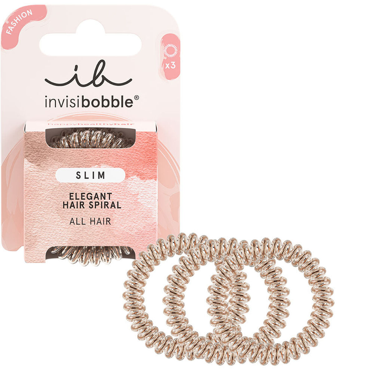 Elásticos Invisibobble Bronce (3 piezas)-3