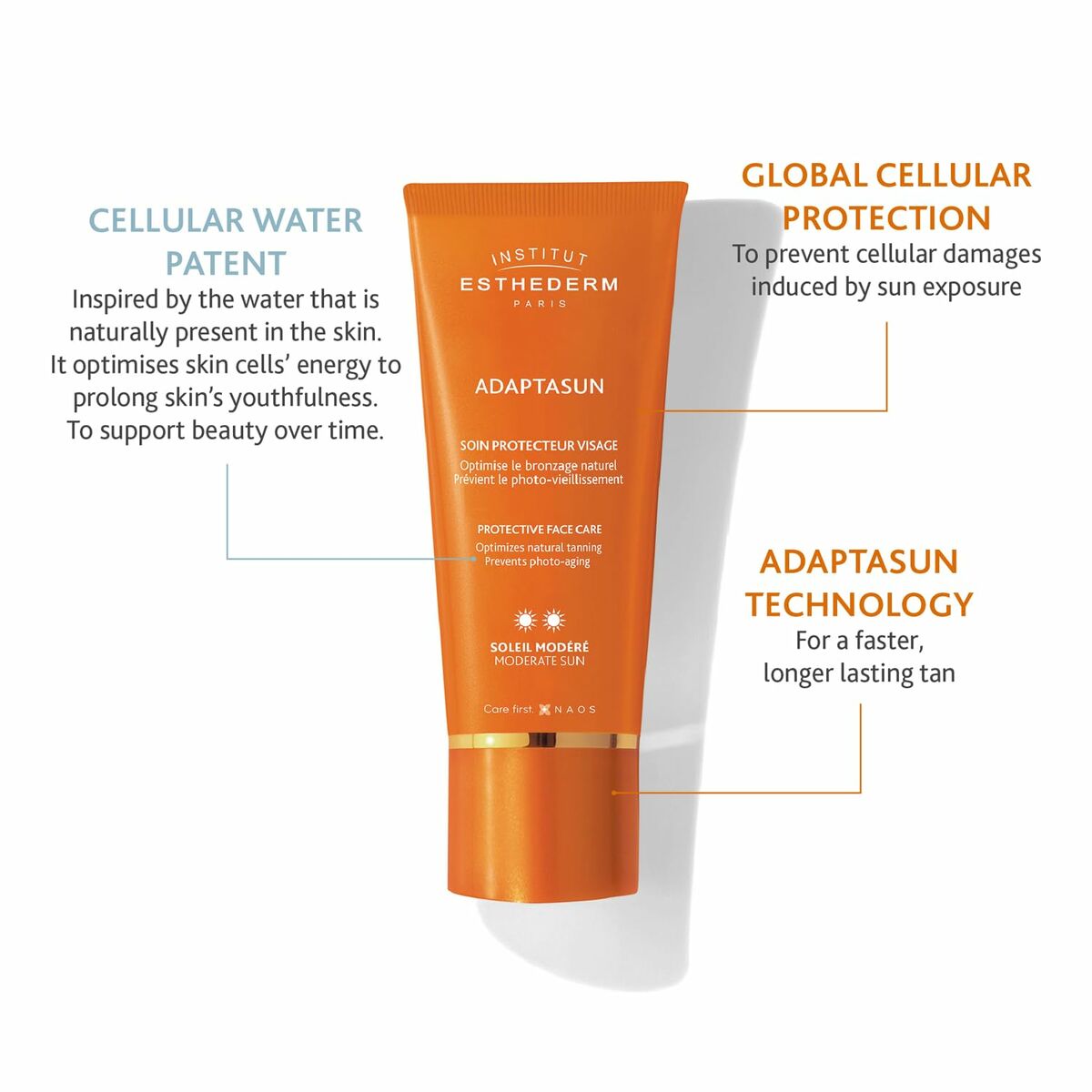 Средство для защиты от солнца для лица Institut Esthederm ADAPTASUN 50 ml-2