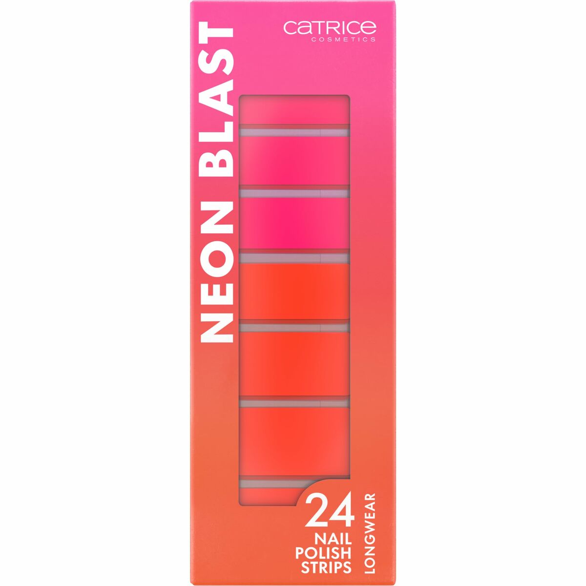 Sheets Nail Polish Catrice Neon Blast Nº 020 Neon thunder 24 pieces-2