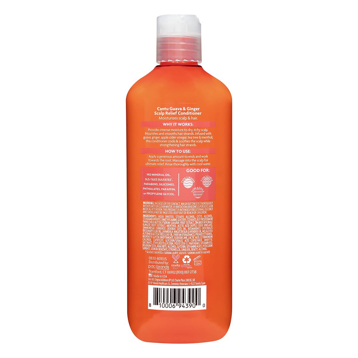 Aire acondicionado Cantu Guava and Ginger 400 ml Calmante-2