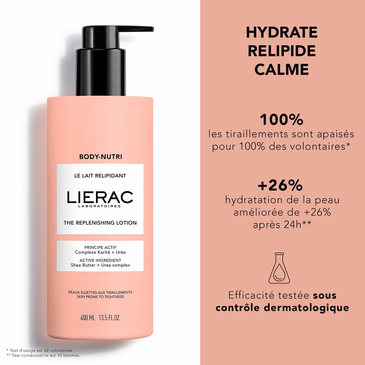 Увлажняющие молочко для тела Lierac BODY-NUTRI 400 ml-2