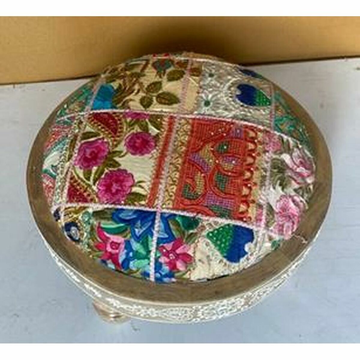 Вспомогательная мебель DKD Home Decor Разноцветный Древесина манго 40 x 40 x 22,8 cm (2 штук)-2