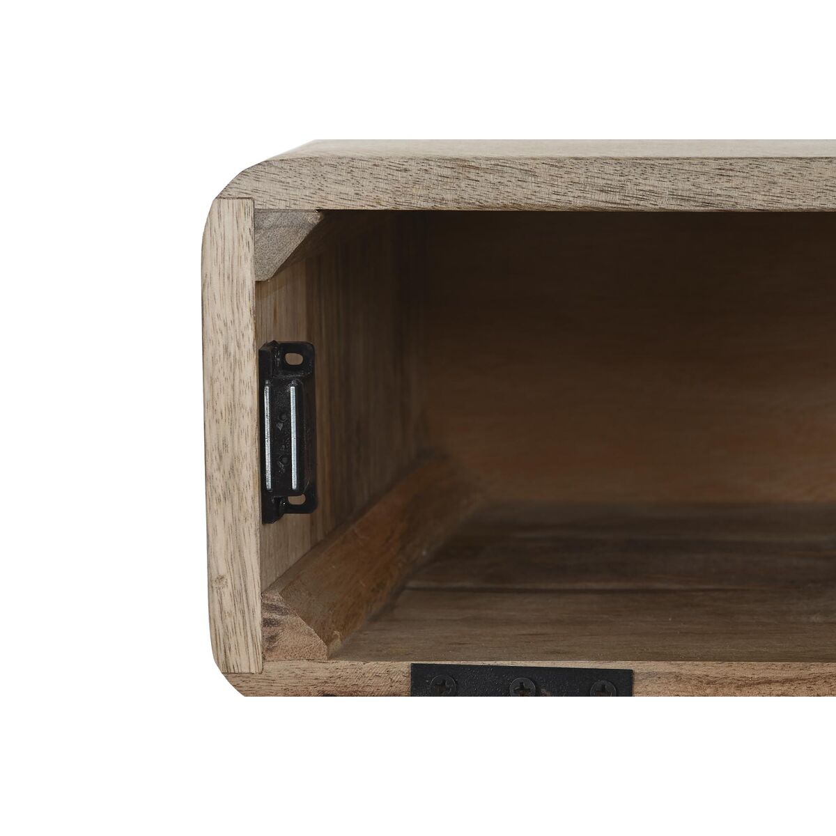 Ночной столик DKD Home Decor Коричневый Натуральный Древесина манго 50 x 40 x 50 cm-3