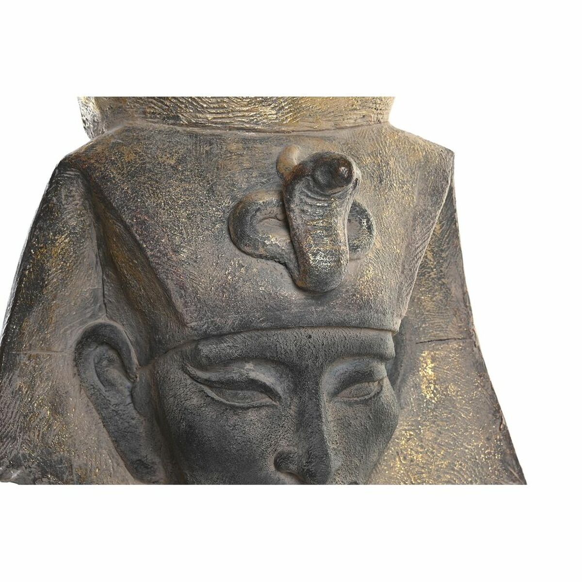 DKD Home Decor Flower Pot Stand Gold Plated Metal Egyptian Magnesium (38 x 27 x 67 cm)-2