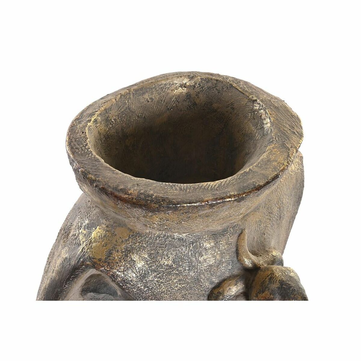 DKD Home Decor Flower Pot Stand Gold Plated Metal Egyptian Magnesium (38 x 27 x 67 cm)-3