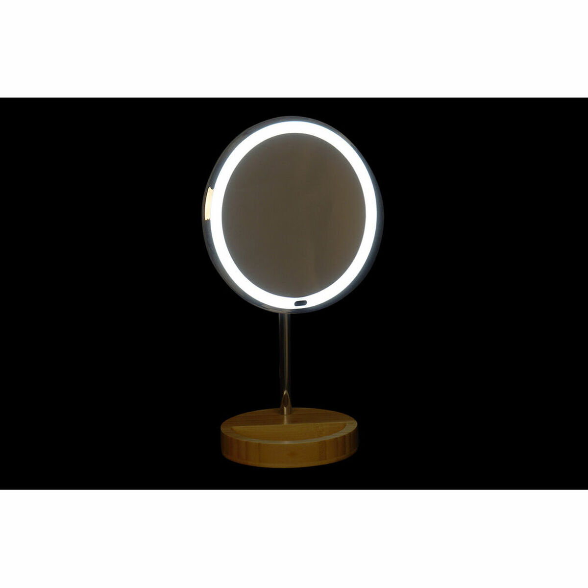 Magnifying Mirror with LED DKD Home Decor Silver 20 x 14 x 34 cm-2
