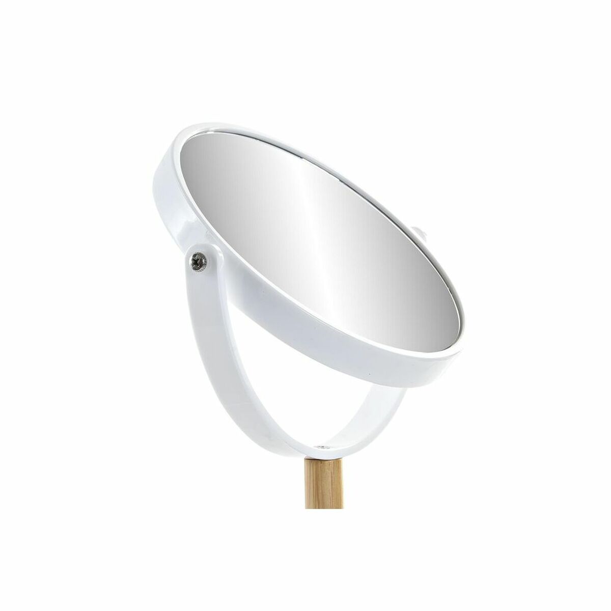 Güzgü DKD Home Decor Ağ Təbii Bambu Alüminium Polistirol 17 x 17 x 31 sm-3