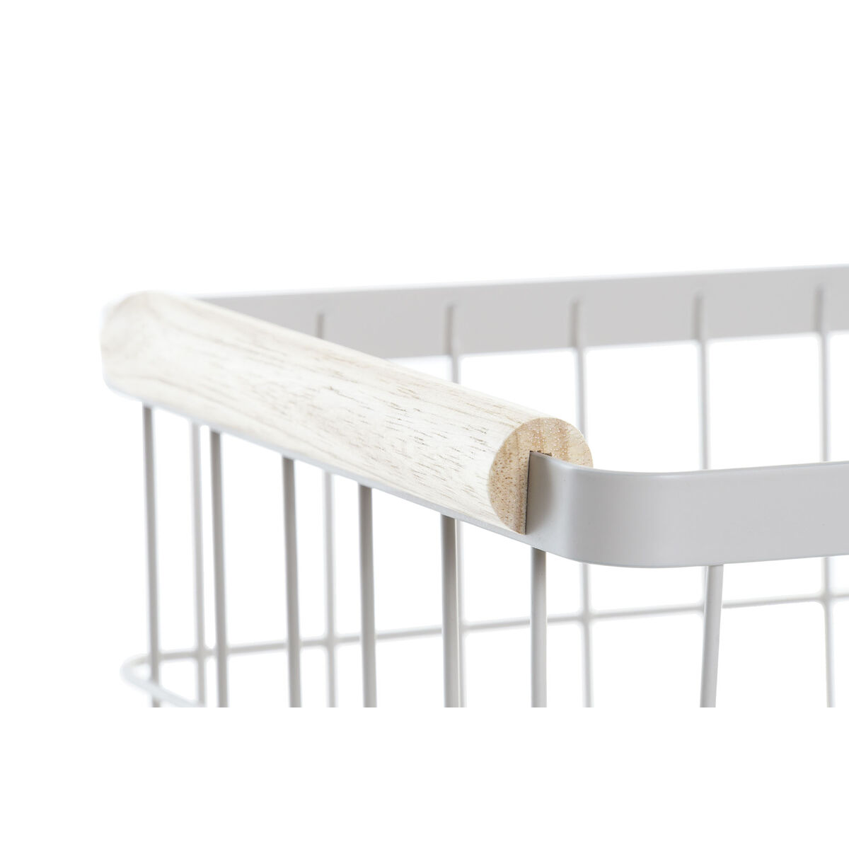 Решетчатая подставка для посуды DKD Home Decor Зеленый Бежевый Металл Сосна Vintage 30,5 x 20 x 14,5 cm (2 штук)-3