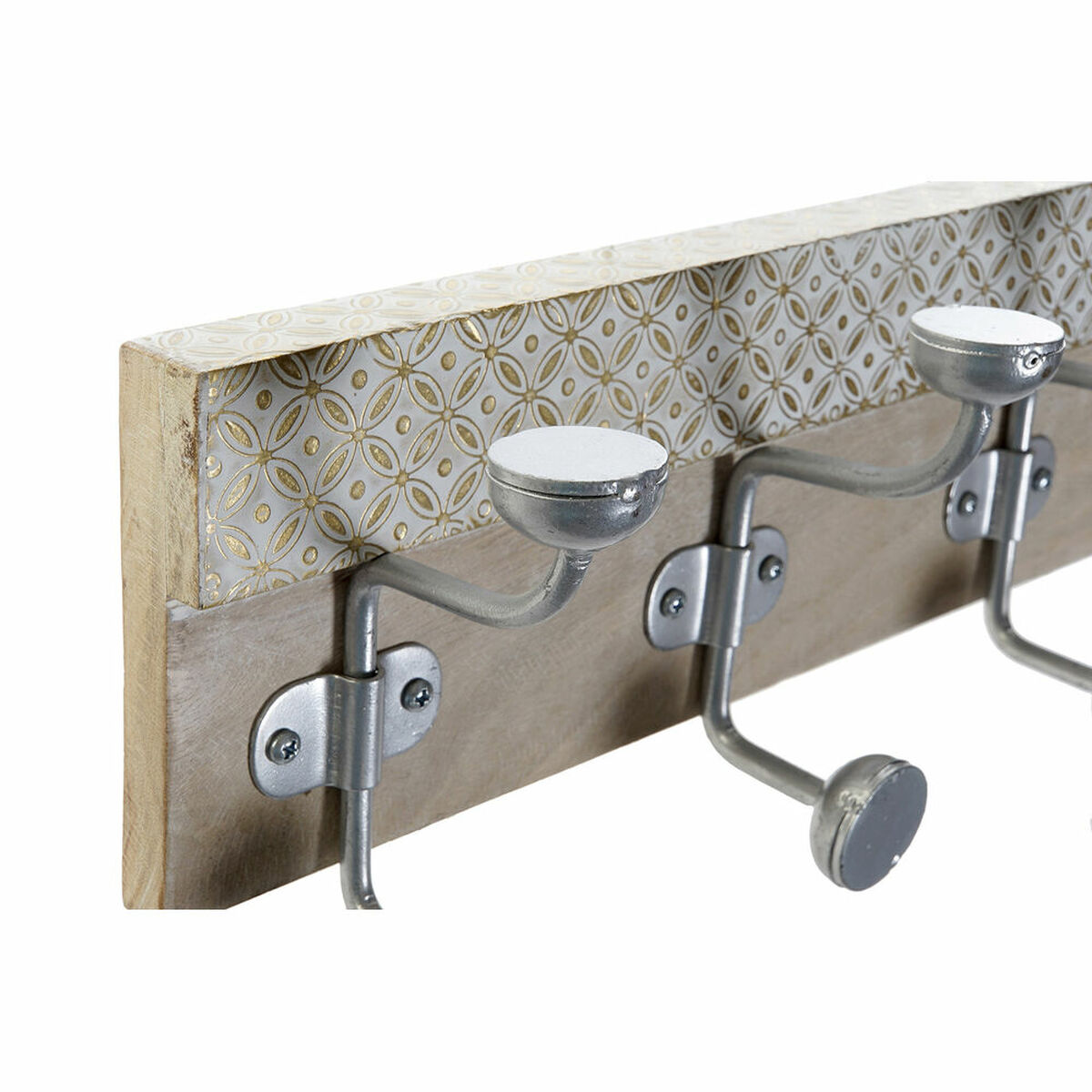 Настенная вешалка DKD Home Decor 46 x 15 x 10 cm Металл Vintage Древесина манго Маринованный-2