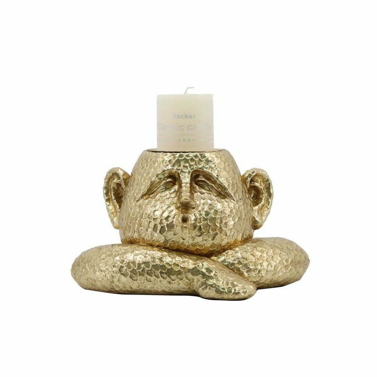 Шырақшы DKD Home Decor Шайыр Алтын жалатылған 21 x 15 x 12 cm