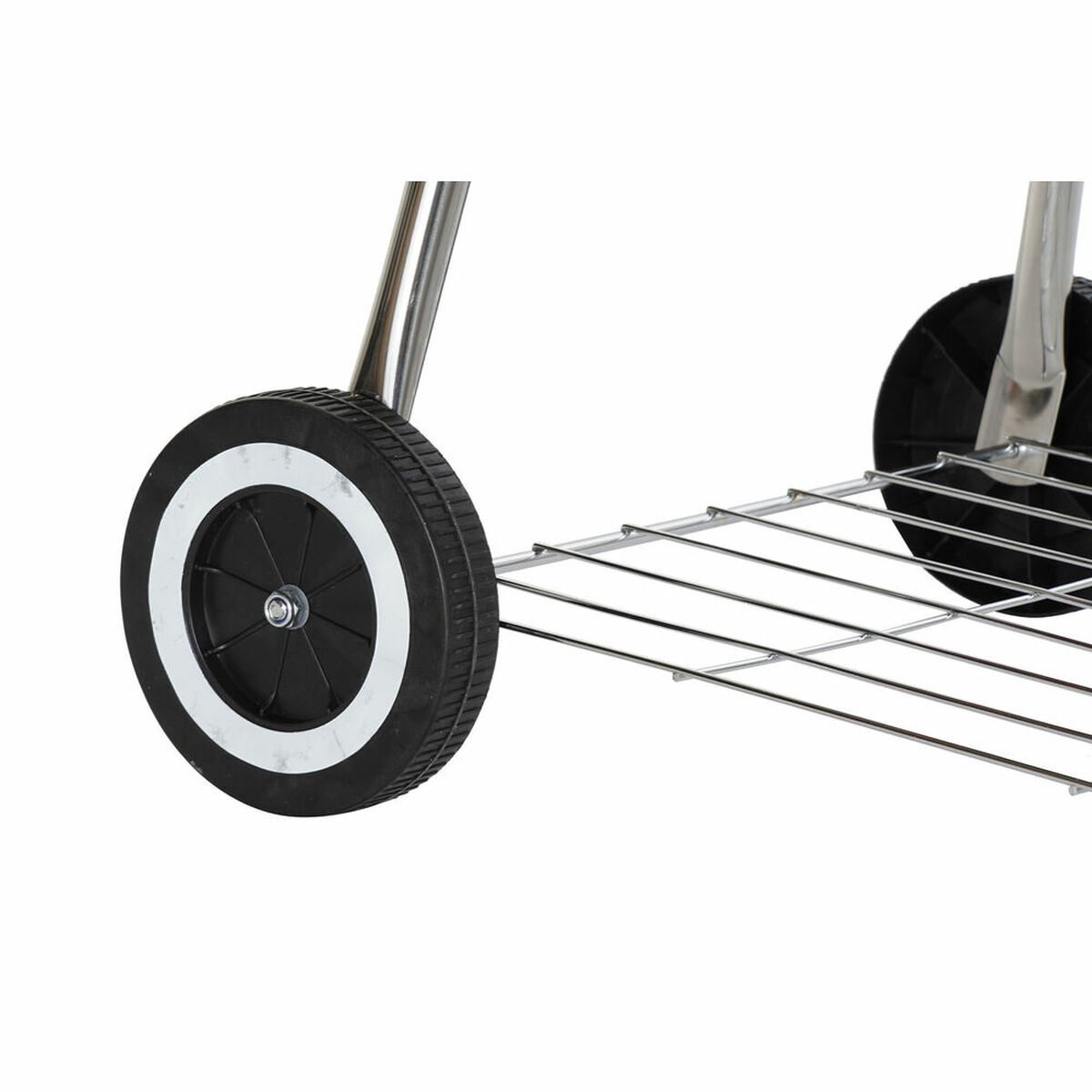 Угольный Барбекю с Крышкой и Колесами DKD Home Decor Красный Чёрный Металл Сталь 30 x 40 cm 60 x 57 x 80 cm (60 x 57 x 80 cm)-7