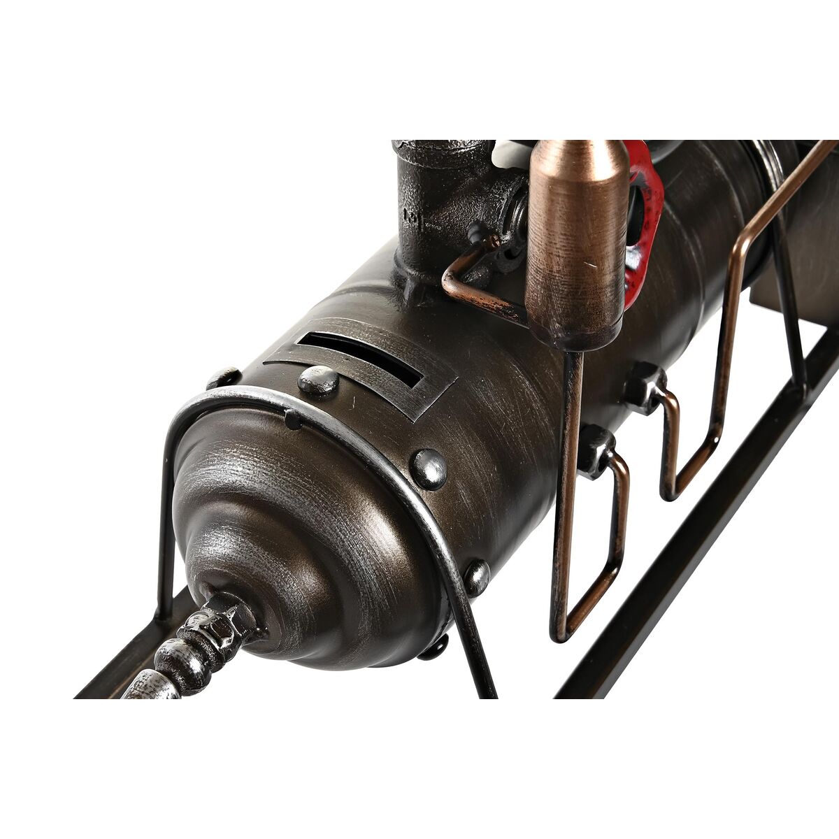 Настольные часы DKD Home Decor Красный 47 x 16 x 26 cm Медь Железо Vintage запорный кран (2 штук)-3