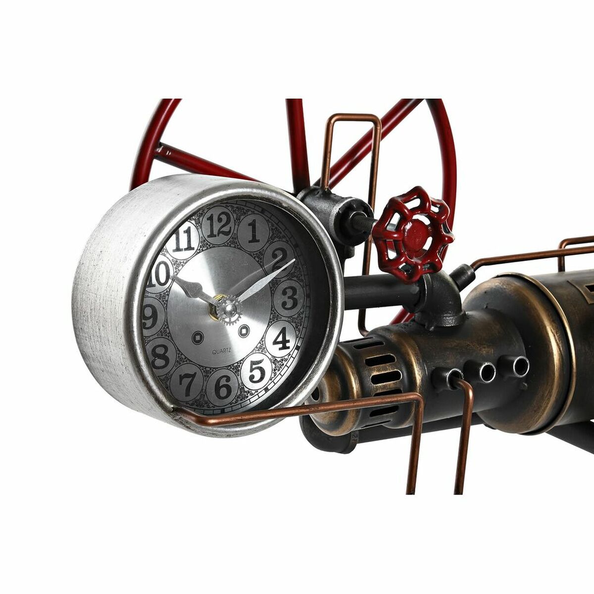 Настольные часы DKD Home Decor Серебристый Позолоченный Железо Vintage 40 x 20 x 26 cm (2 штук)-2