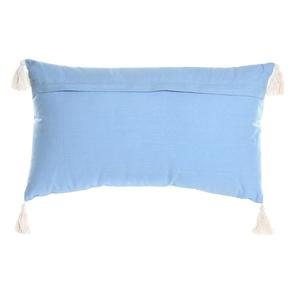 Cuscino DKD Home Decor 60 x 15 x 35 cm Bianco blu-2