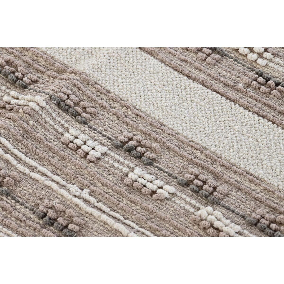 Covor DKD Home Decor Fringe Boho Poliester bumbac (160 x 230 cm)-2