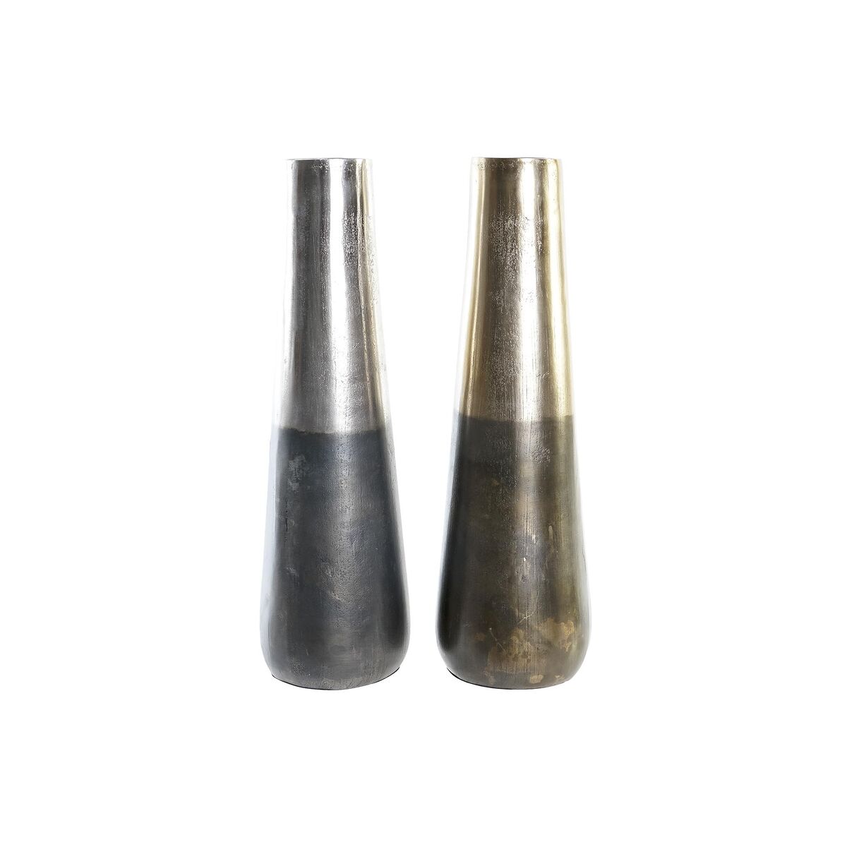 Sürahi DKD Ev Dekoru 15.5 x 15.5 x 49.5 cm Alüminyum Modern (2 parça)