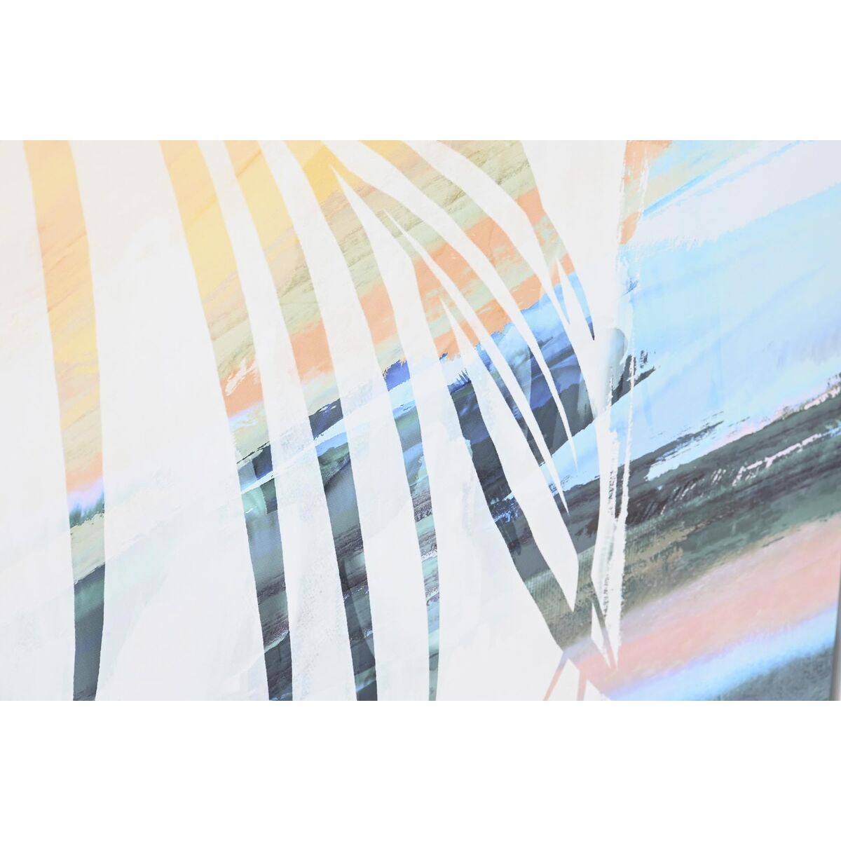 Картина DKD Home Decor Пальмы 100 x 4 x 100 cm Тропический (2 штук)-2