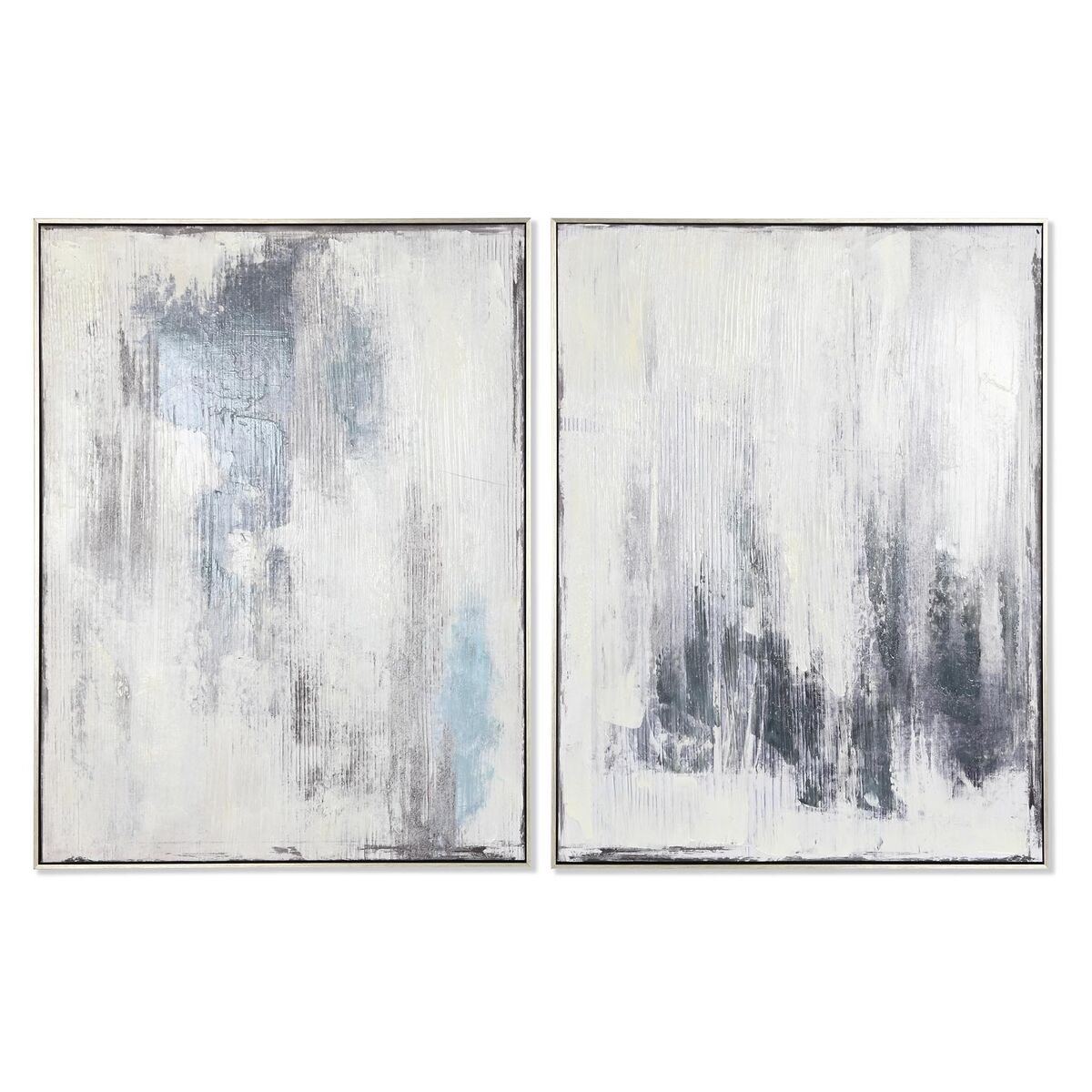 绘画DKD Home Decor 60 x 3.5 x 80 cm抽象抽象60 x 3 x 80 cm城市(2件)