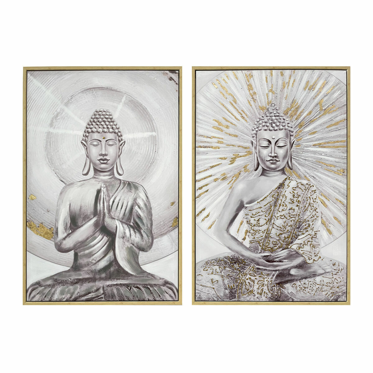 DKD Home Decor Buddha East 80 x 4 x 120 cm (2件)