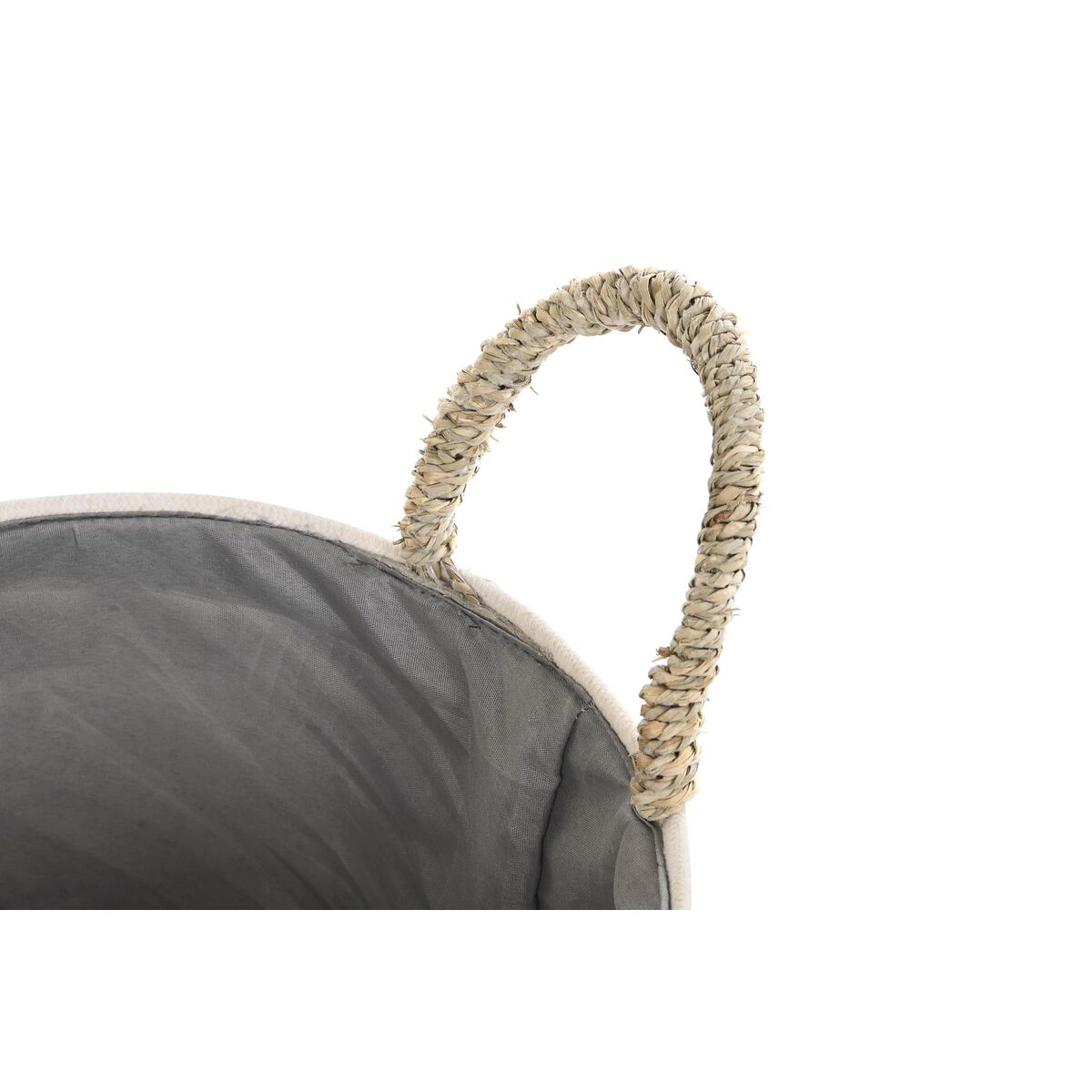 Набор корзин DKD Home Decor Натуральный Хлопок Помпоны Натуральное волокно (40 x 40 x 35 cm)-3