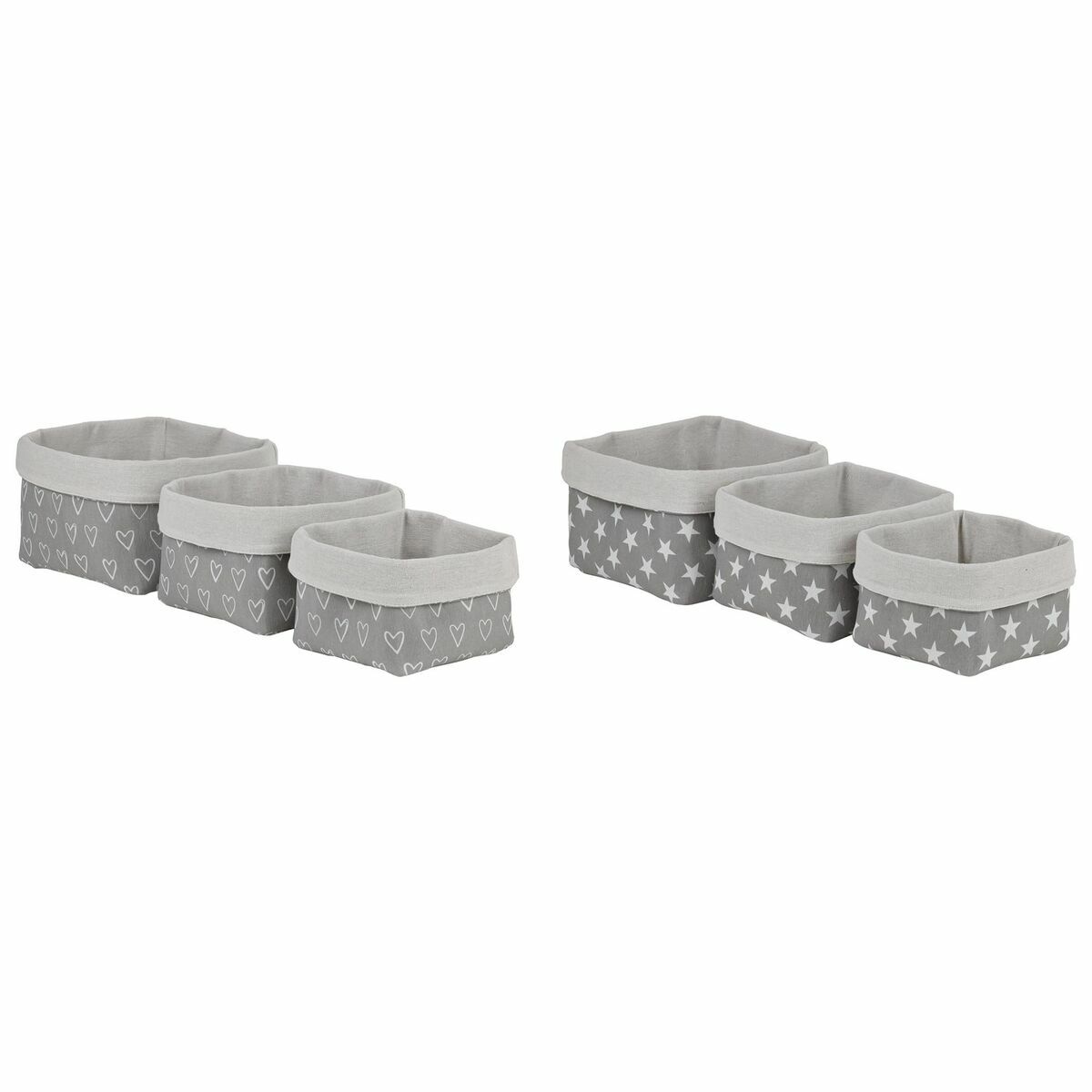 DKD Home Decor 23 х 23 x 16 cm себеттер жиынтығы (2 дана)