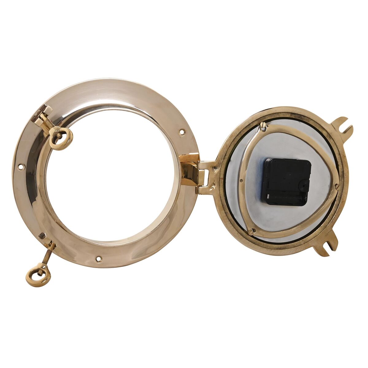 Настенное часы DKD Home Decor Стеклянный Позолоченный Vintage Латунь (23 x 7 x 23 cm)-4