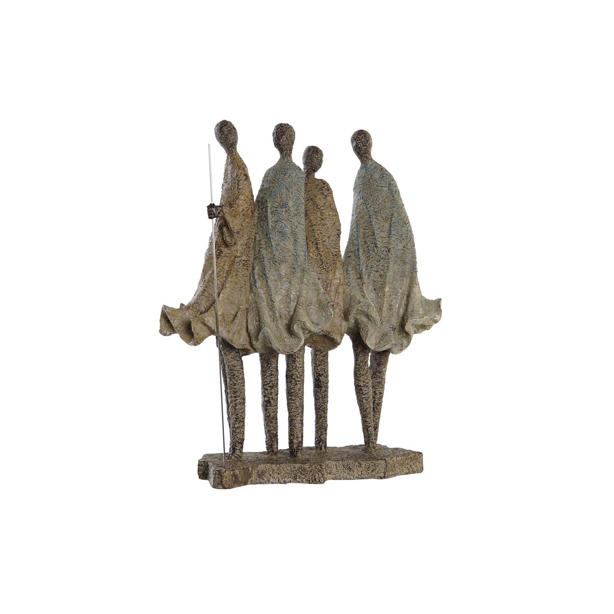 Декоративная фигура DKD Home Decor Африканка Смола Разноцветный (33,5 x 14,5 x 41 cm)