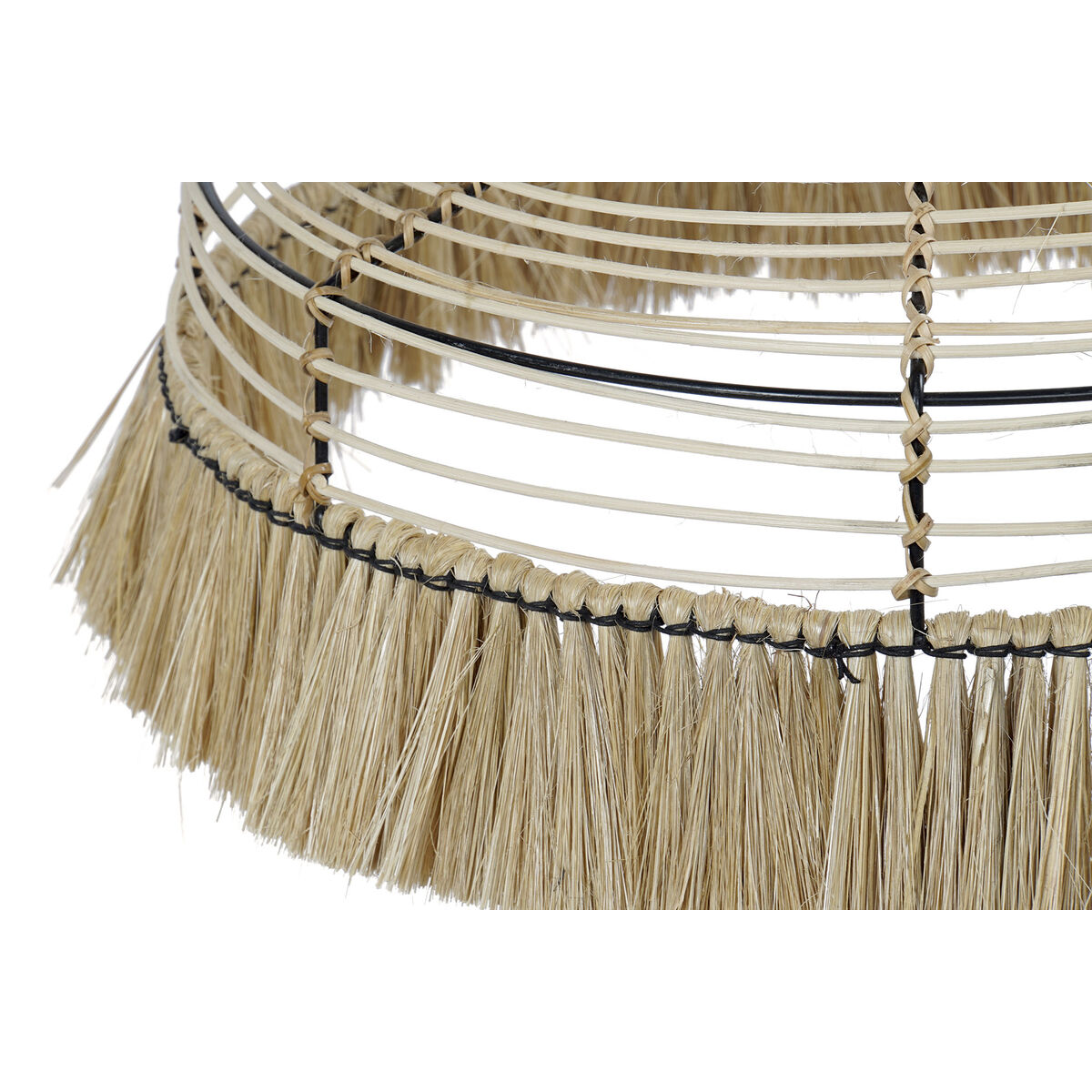 Ceiling lamp DKD Home Decor Natural Metal 40 W Jute (45 x 45 x 36 cm)-3