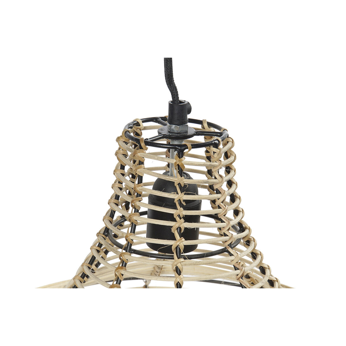 Ceiling lamp DKD Home Decor Natural Metal 40 W Jute (45 x 45 x 36 cm)-5