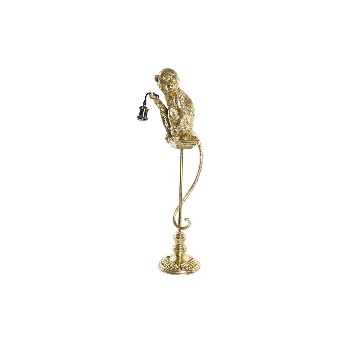 Floor Lamp DKD Home Decor Gold Plated Resin 50 W (26.5 x 20.5 x 93 cm)-2