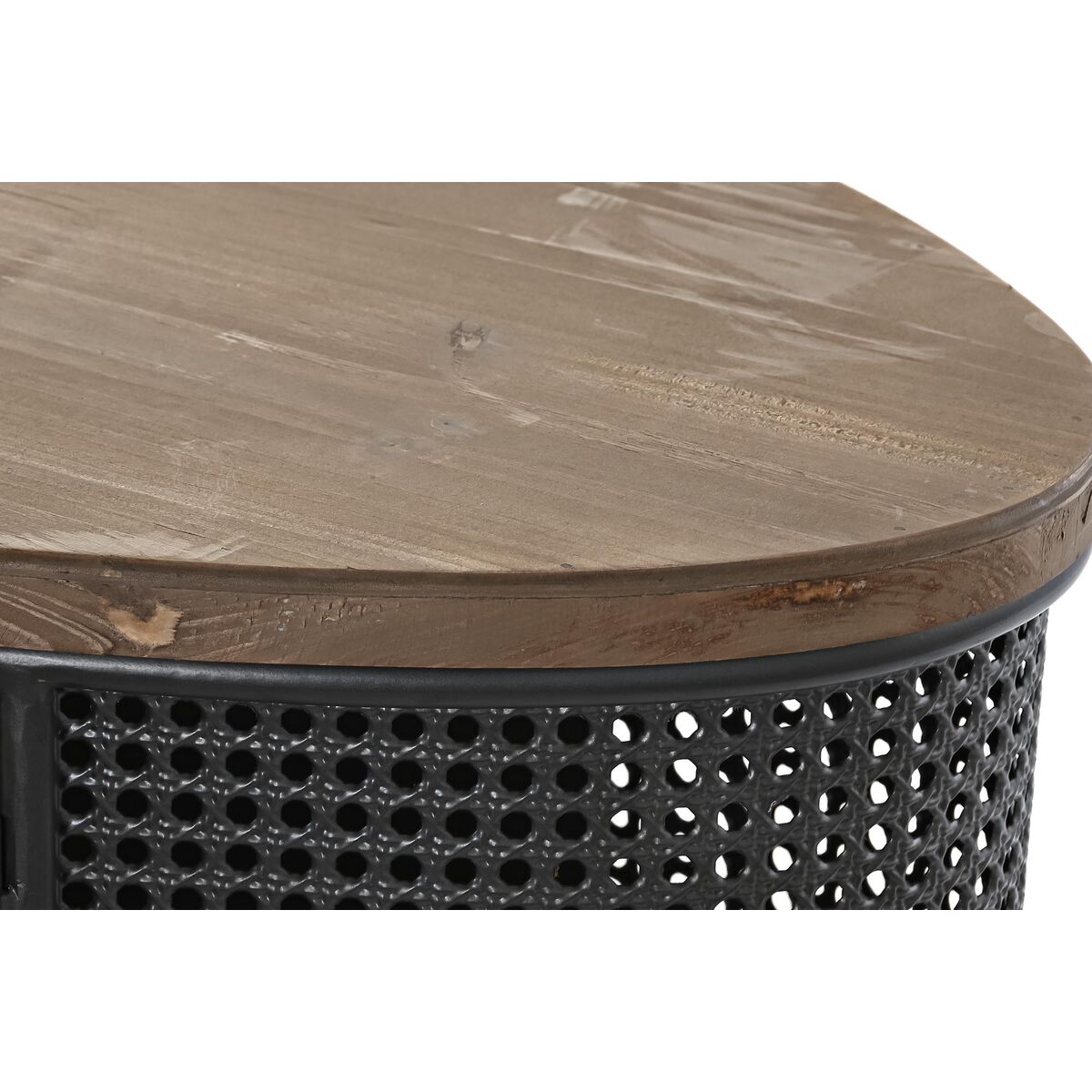 Устройство DKD Home Decor 145,5 x 45 x 76 cm Ель Чёрный Металл Коричневый-6