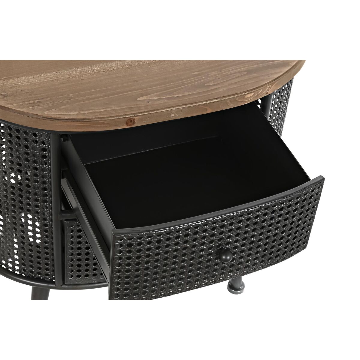 Night Table DKD Home Decor Spruce Metal (53 x 35 x 51 cm)-3