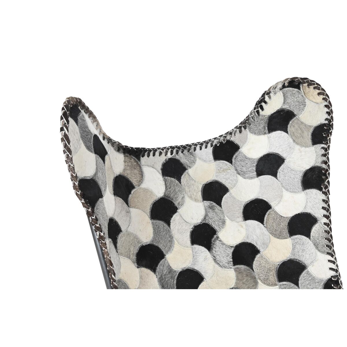 Кресло DKD Home Decor Белый Коричневый Железо 70 x 70 x 90 cm-2