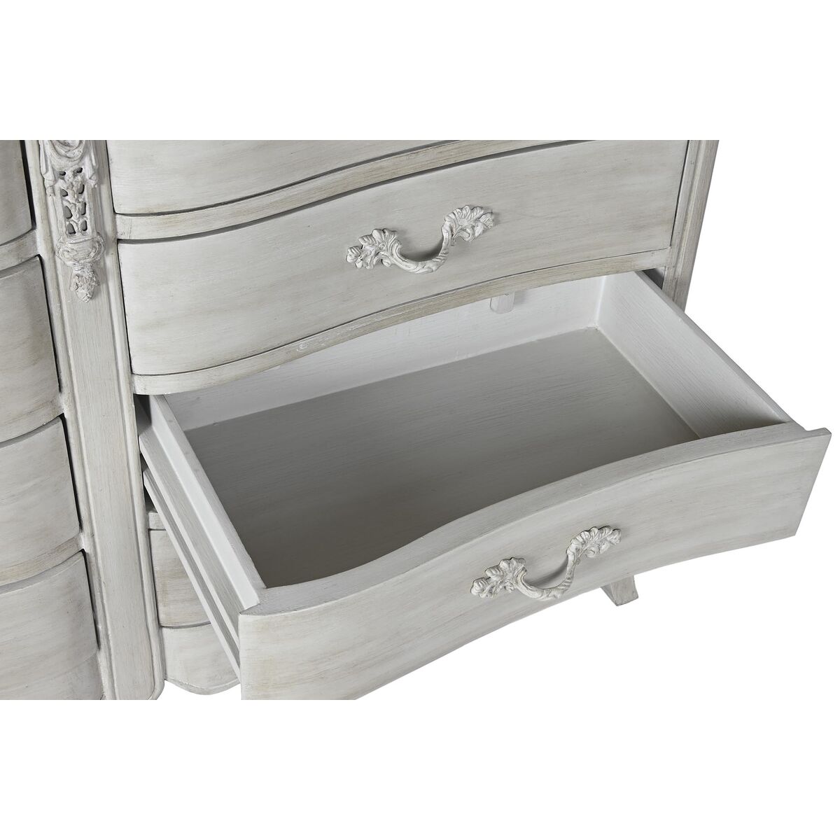 Тумба с ящиками DKD Home Decor 140 x 50 x 90 cm Серый Бежевый Древесина манго Деревянный MDF-5