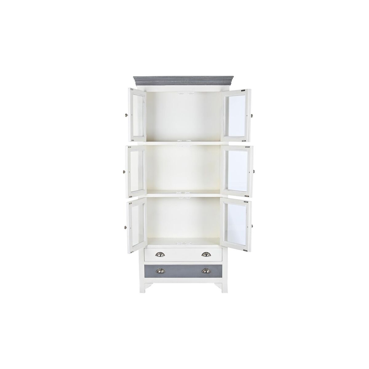 Дисплей-стенд DKD Home Decor 89 x 40 x 200 cm Стеклянный Древесина манго-3