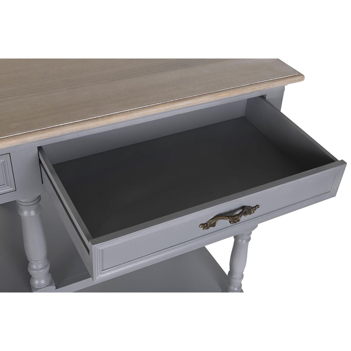 Device DKD Home Decor 117 x 39 x 89 cm Grey Natural Pavlovnia Wood Wooden MDF-5
