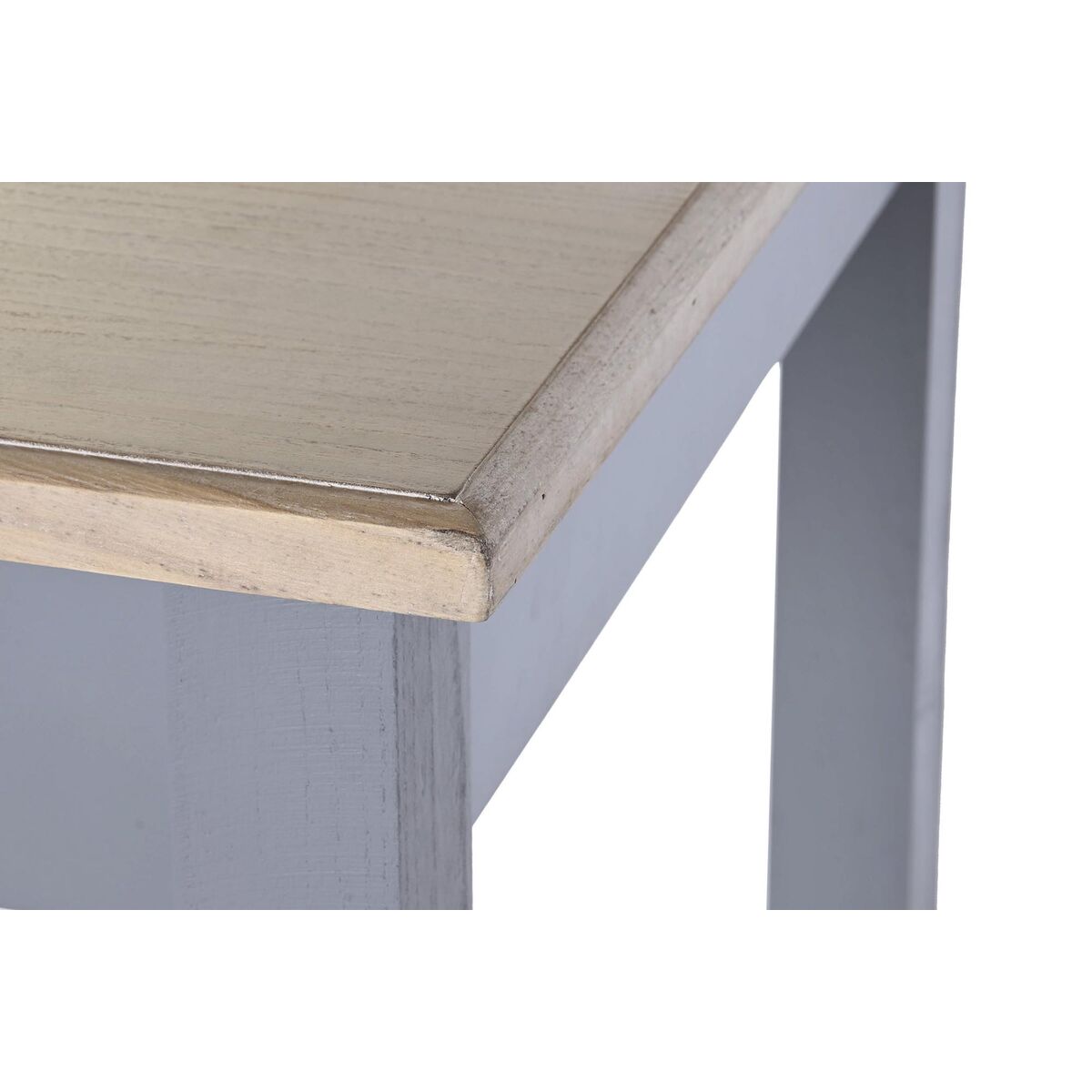 Обеденный стол DKD Home Decor Серый Натуральный Деревянный Древесина павловнии Деревянный MDF 161.5 x 81.5 x 78 cm 161,5 x 81,5-3