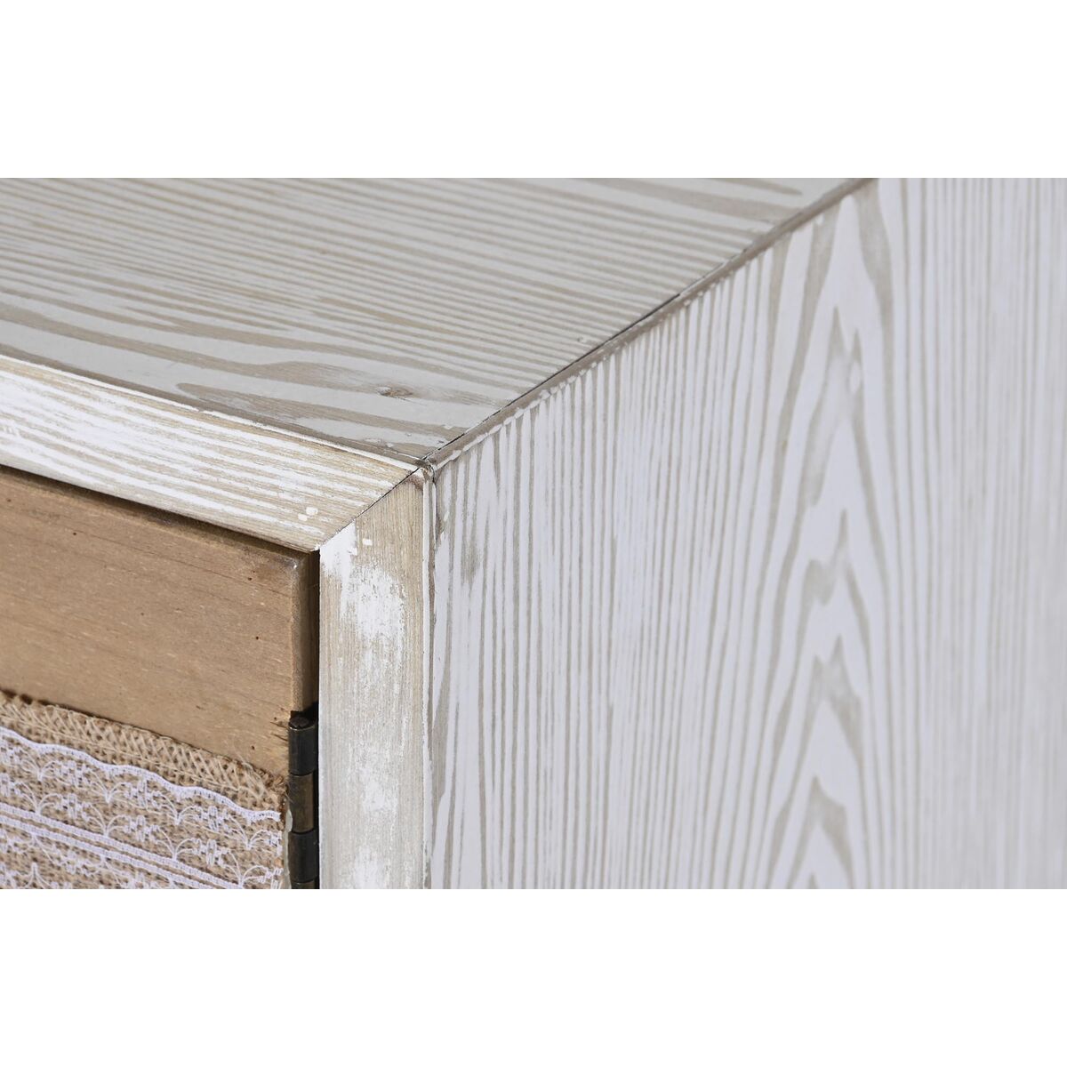 Dispositivo DKD Home Decor El Algodão Branco (120 x 35 x 80 cm)-3
