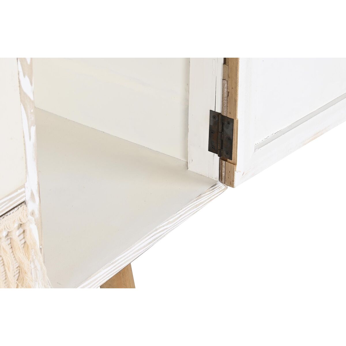 Dispositivo DKD Home Decor El Algodão Branco (120 x 35 x 80 cm)-7