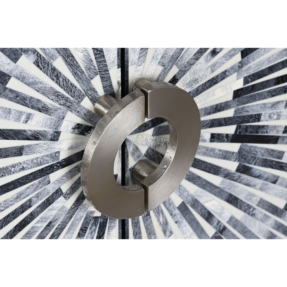 Устройство DKD Home Decor 160 x 40 x 80 cm Чёрный Серый Белый Кость Смола Деревянный MDF-5