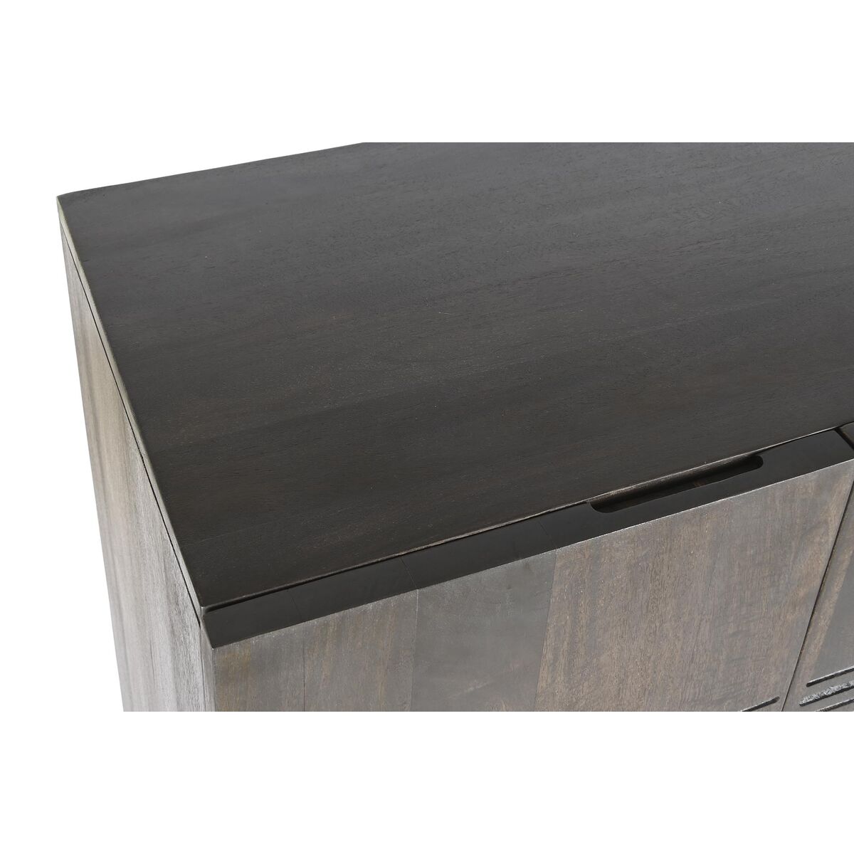 Schrank DKD Home Dekor Braun Metall Holz Mango 70 x 45 x 142 cm-3