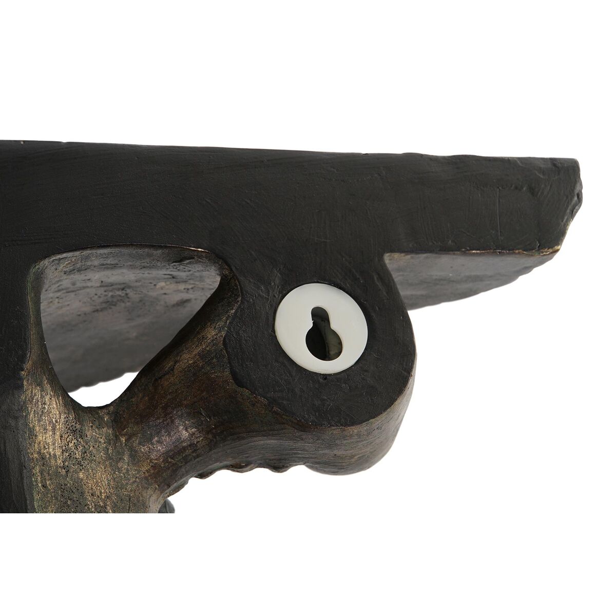 رفوف DKD ديكور منزلي راتنج مذهب الفيل (36. 5 × 16. 5 × 36 سم)-4