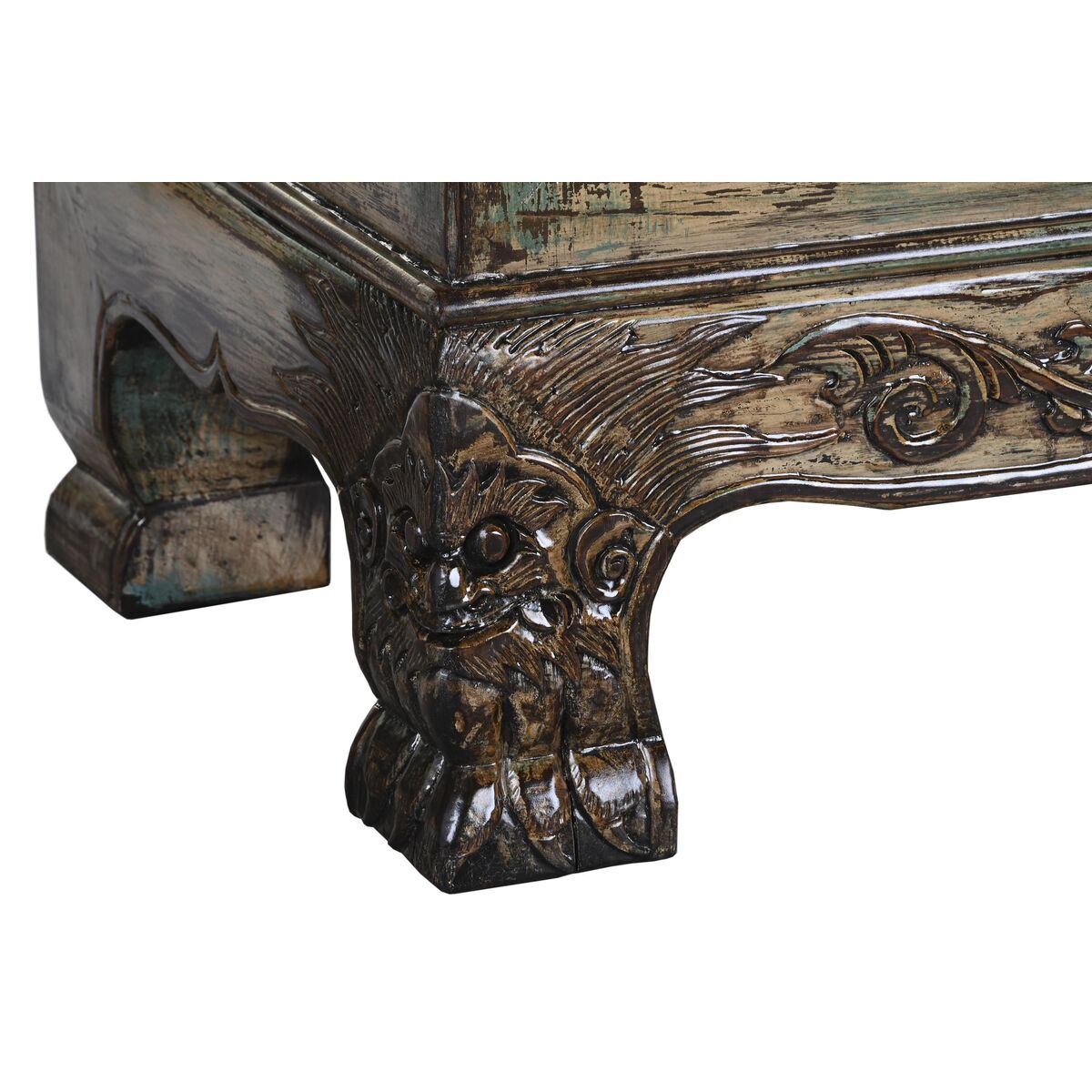 Банкетка DKD Home Decor Разноцветный Деревянный 179 x 43 x 58 cm-4