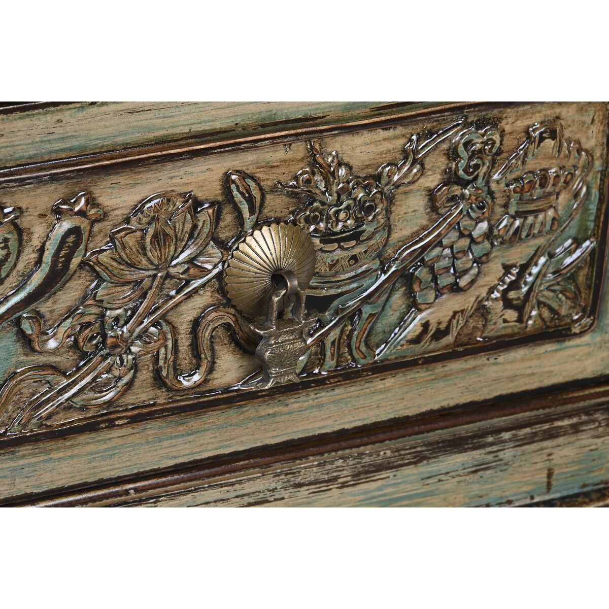 Банкетка DKD Home Decor Разноцветный Деревянный 179 x 43 x 58 cm-5